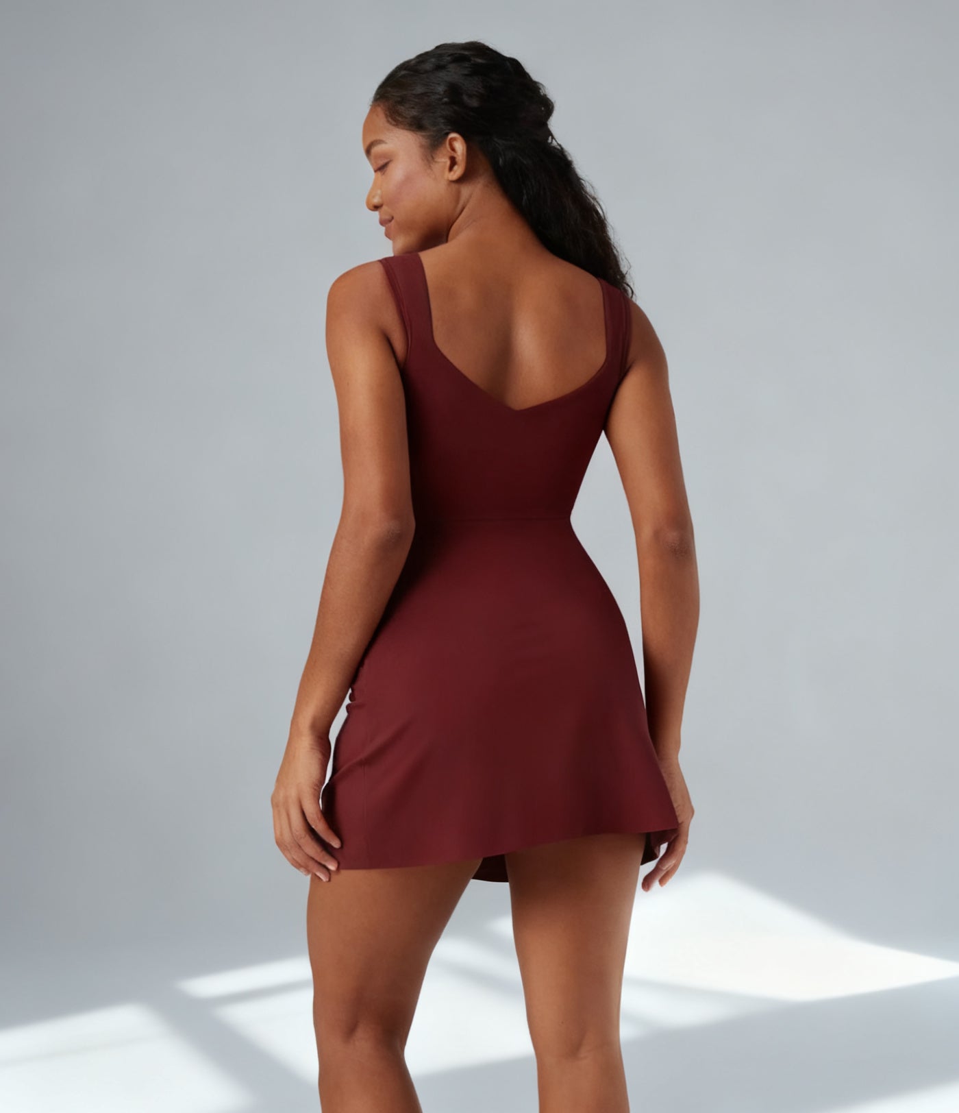 Tummy-Control Active Mini Dress