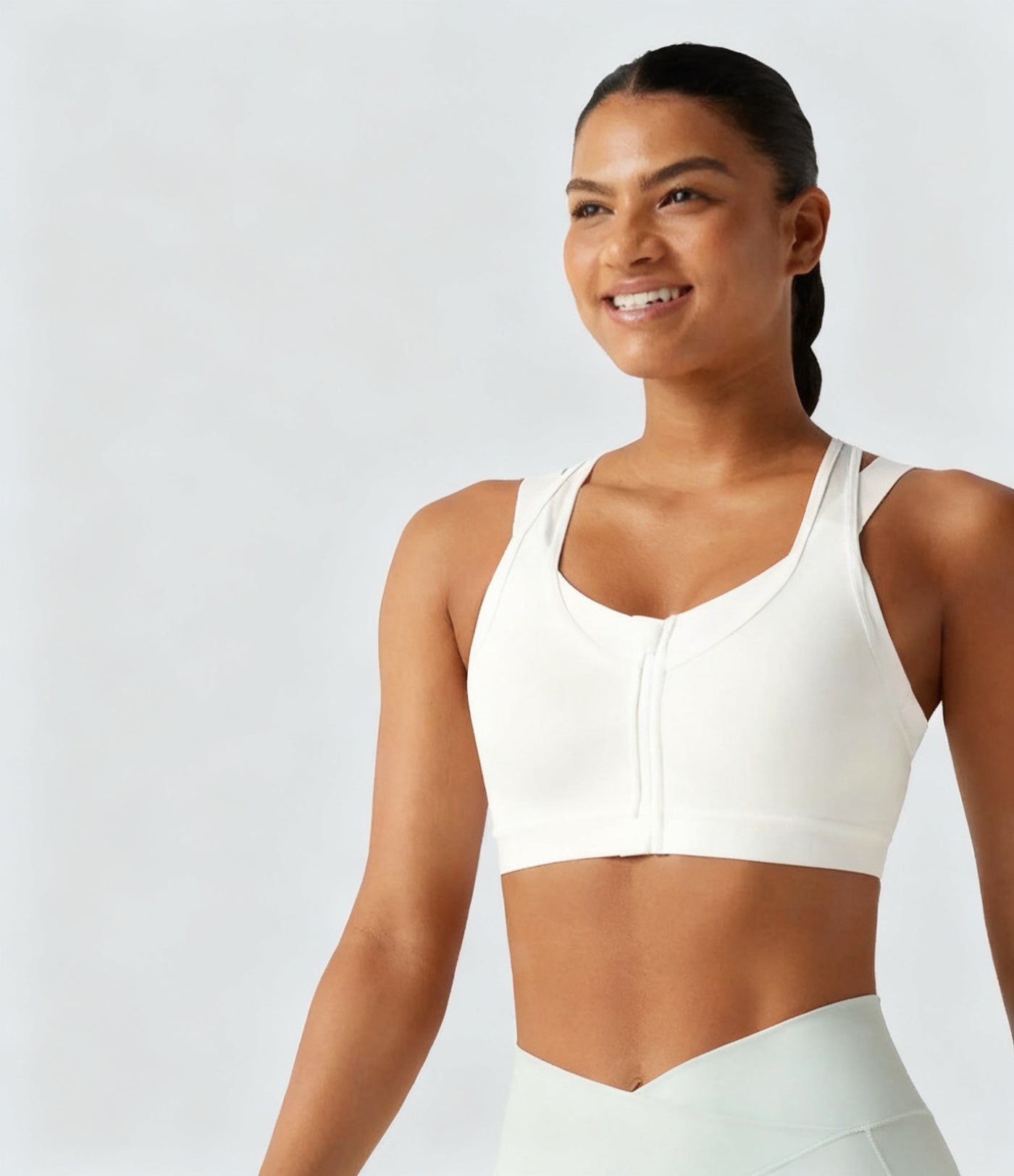 Racerback Mesh Training Sports Bra